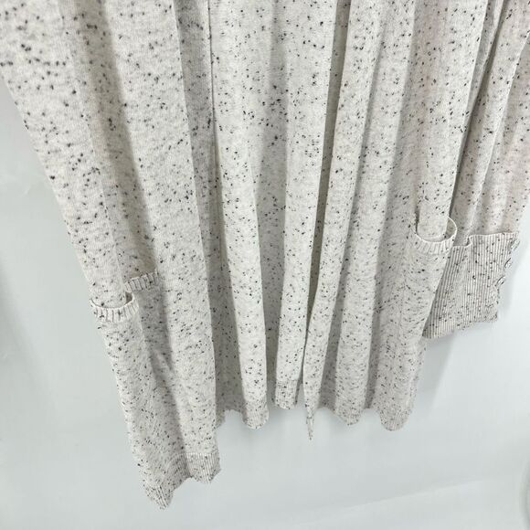 Verve Ami Womens Cardigan Sweater Open Front Long Sleeve Black White Size Medium - Picture 5 of 11